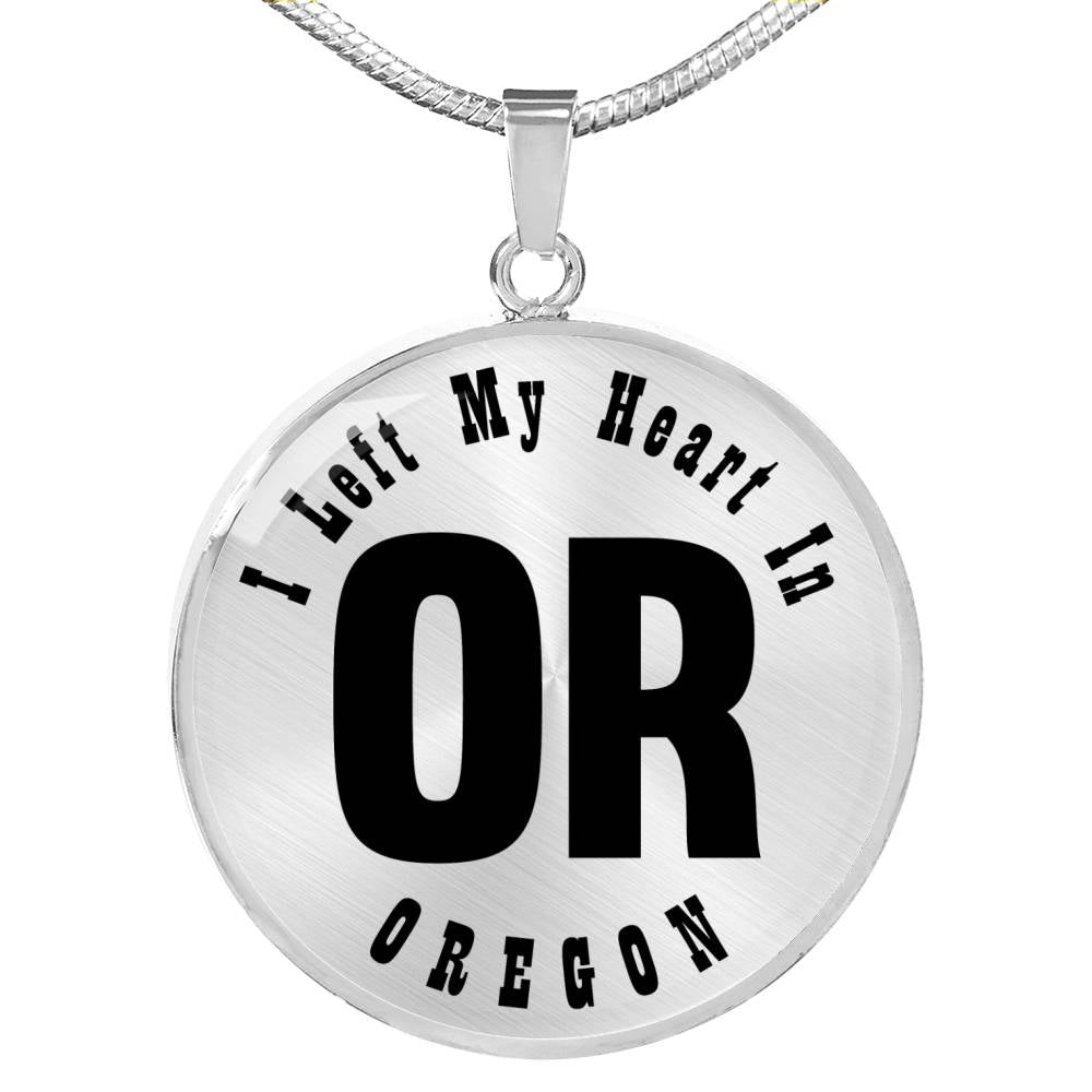 Heart In Oregon v01 - Luxury Necklace
