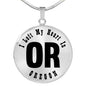 Heart In Oregon v01 - Luxury Necklace