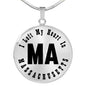 Heart In Massachusetts v01 - Luxury Necklace