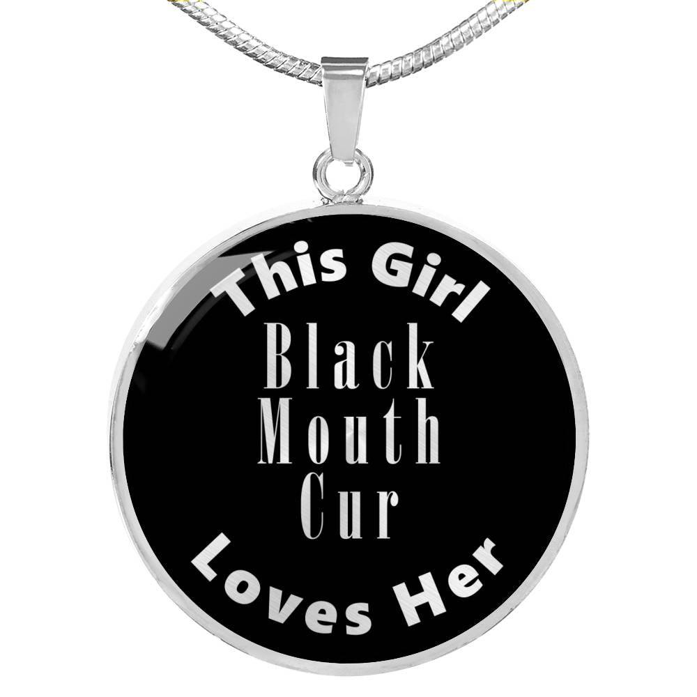 Black Mouth Cur v2s - Luxury Necklace