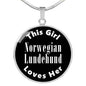 Norwegian Lundehund v2 - Luxury Necklace