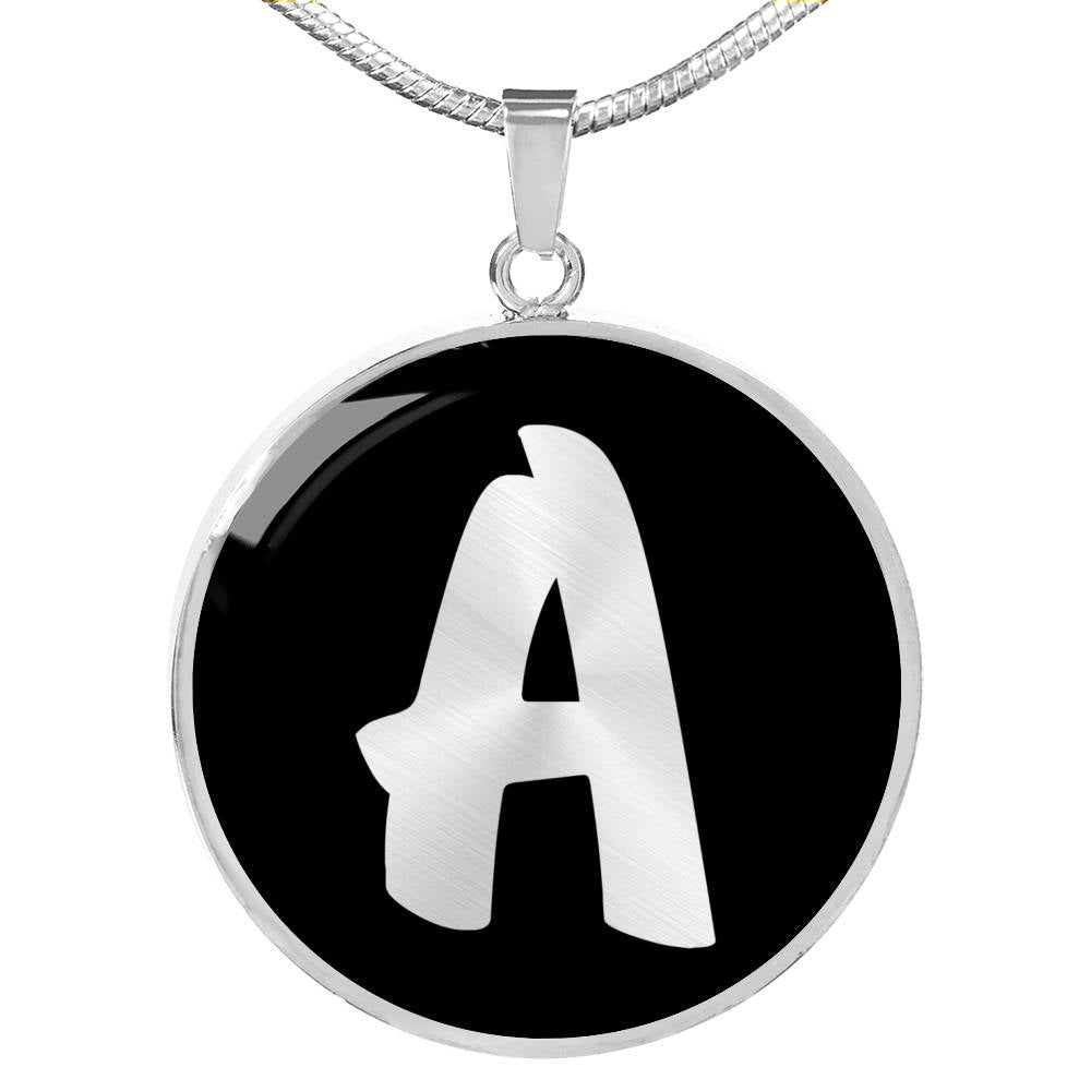 Initial A v2b - Luxury Necklace