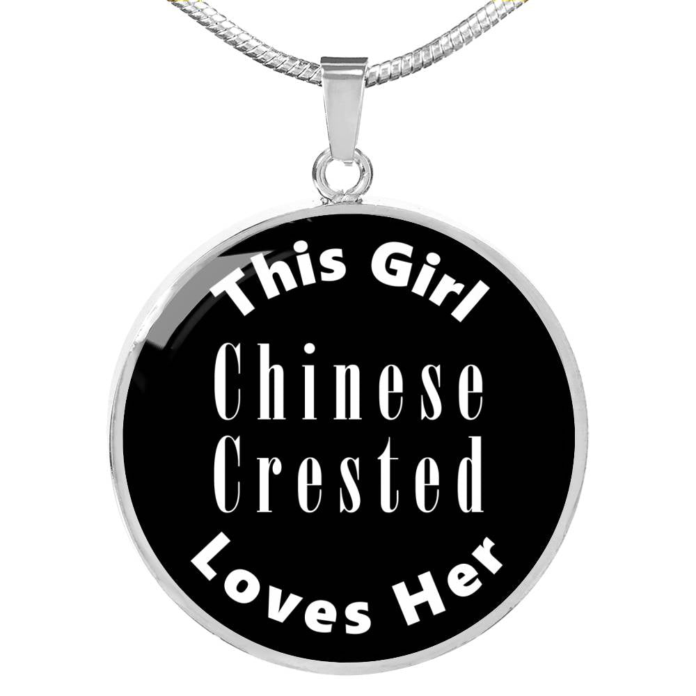 Chinese Crested v2 - Luxury Necklace