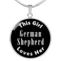 German Shepherd v2s - Luxury Necklace