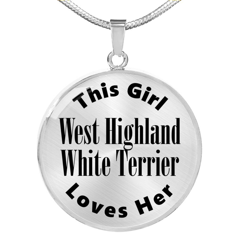 West Highland White Terrier - Luxury Necklace