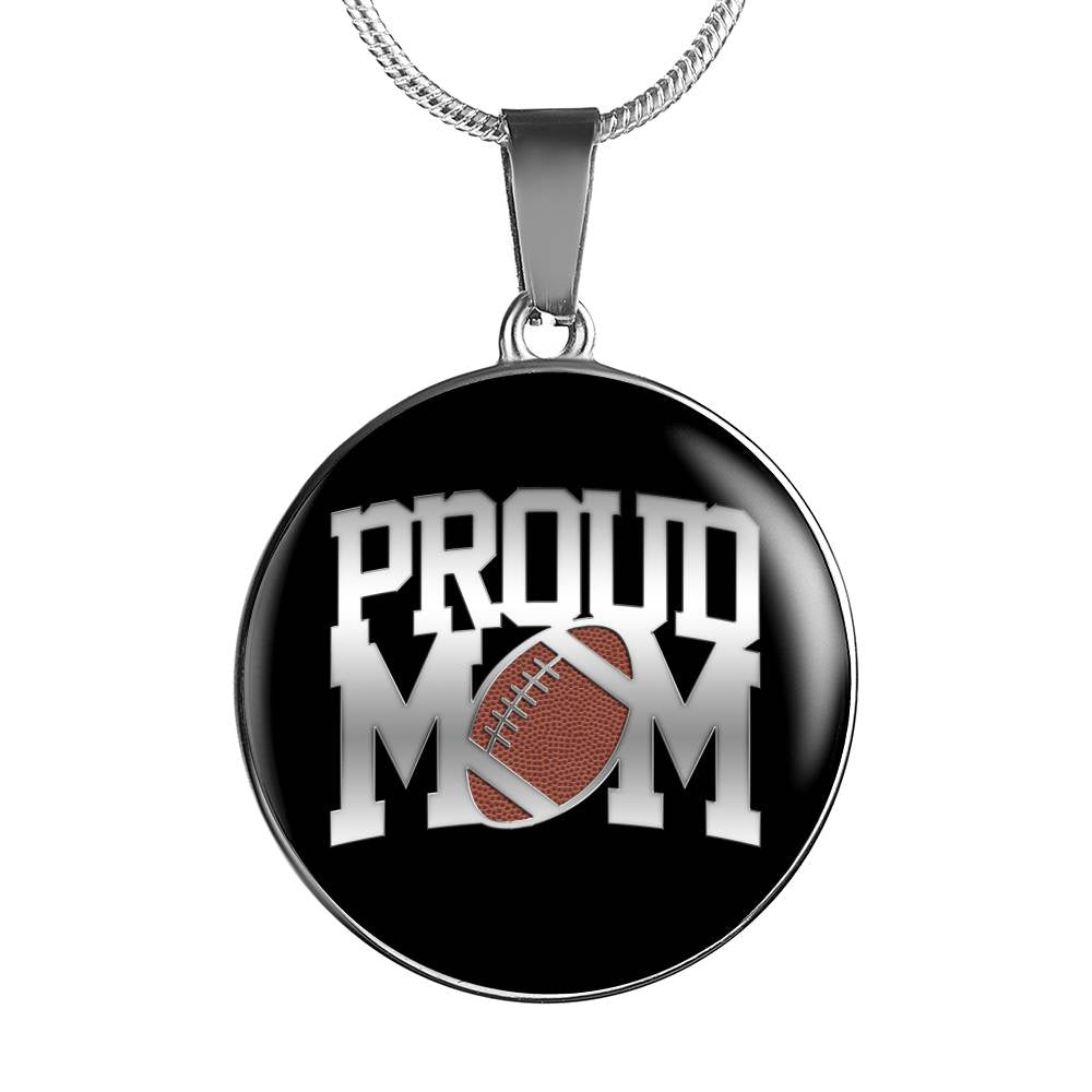 Proud Football Mom - Luxury Necklace