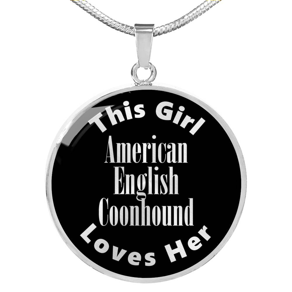 American English Coonhound v2s - Luxury Necklace