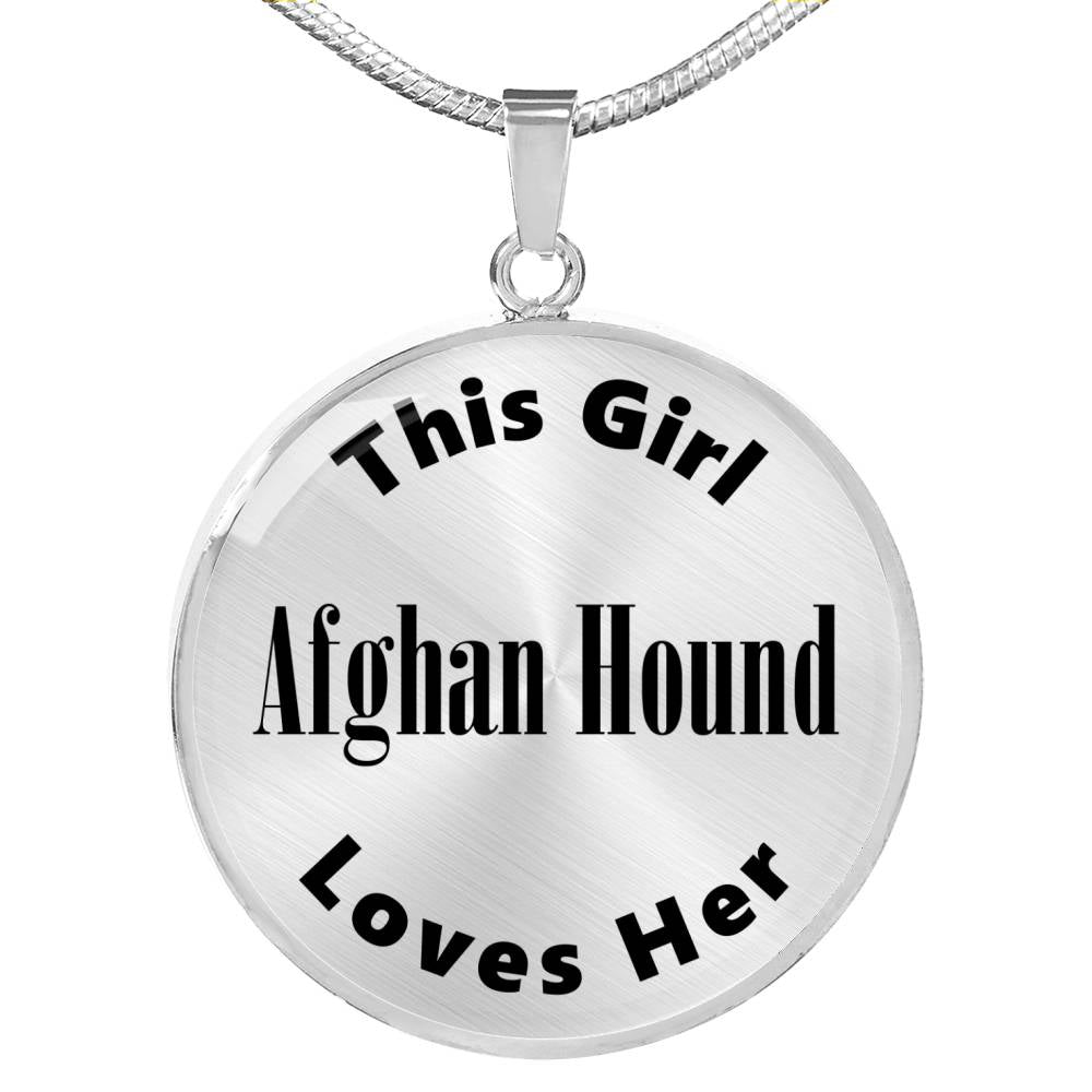 Afghan Hound - Luxury Necklace