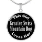 Greater Swiss Mountain Dog v2s - Luxury Necklace