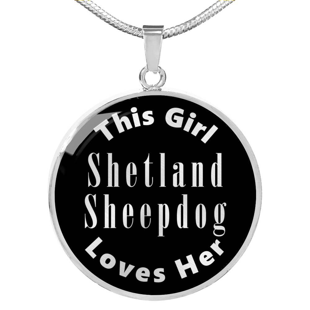 Shetland Sheepdog v2s - Luxury Necklace