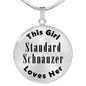 Standard Schnauzer - Luxury Necklace