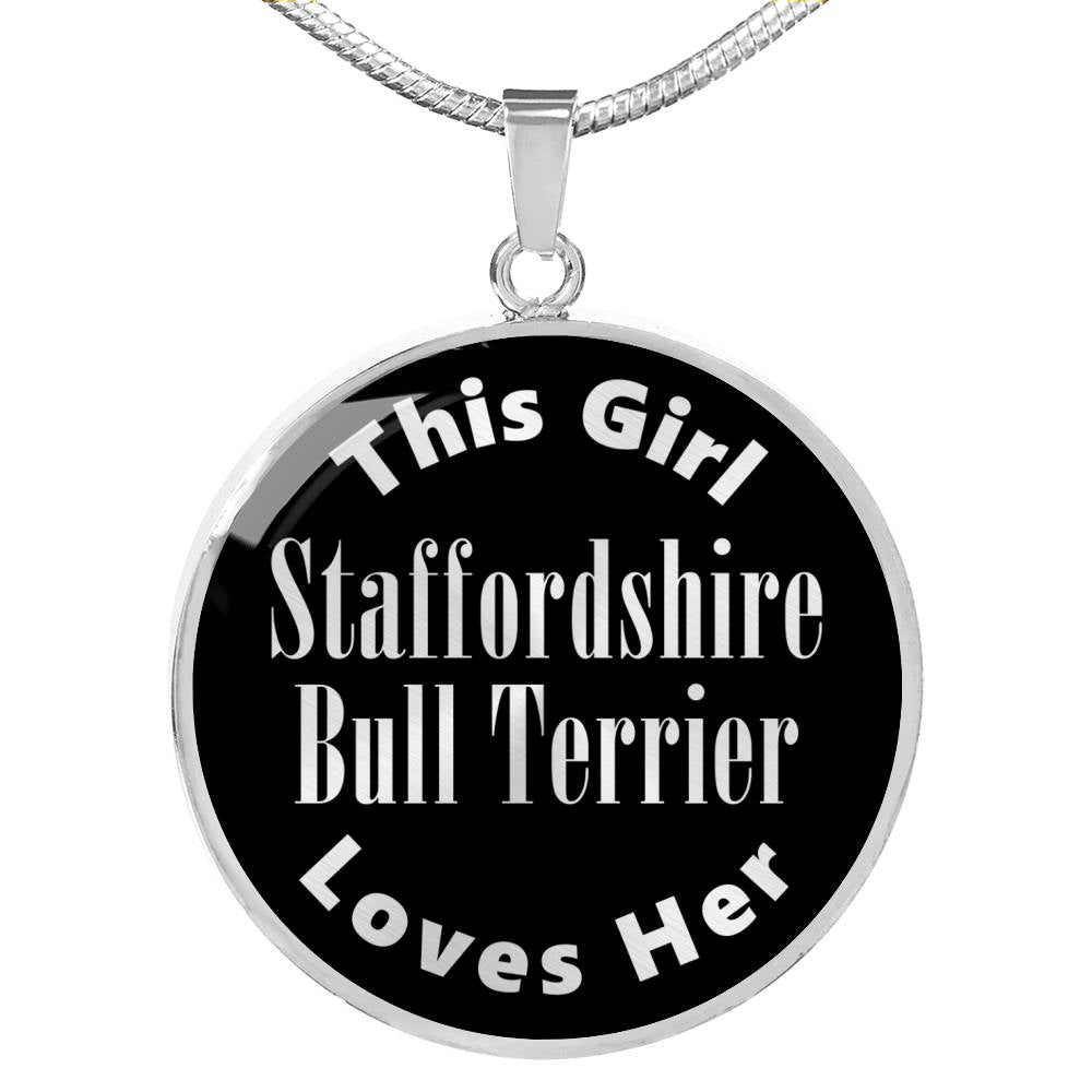 Staffordshire Bull Terrier v2s - Luxury Necklace
