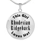 Rhodesian Ridgeback - Luxury Necklace