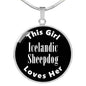 Icelandic Sheepdog v2 - Luxury Necklace