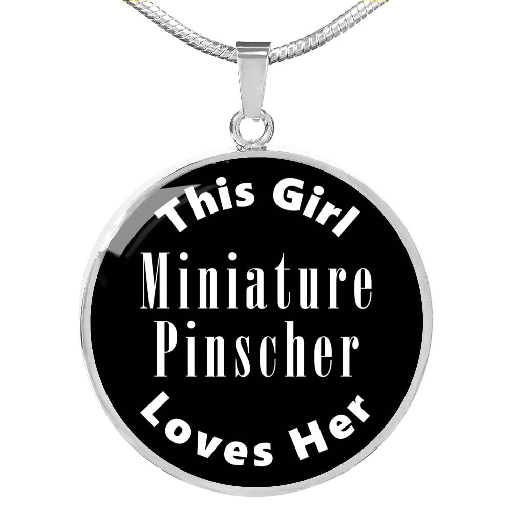 Miniature Pinscher v2 - Luxury Necklace