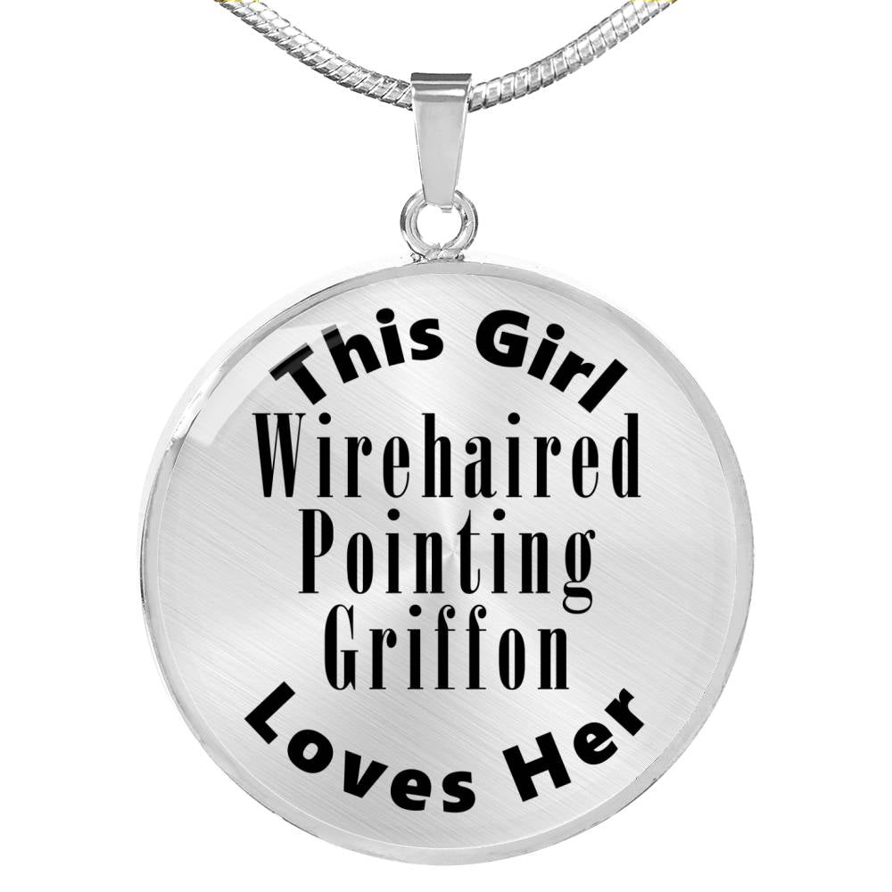 Wirehaired Pointing Griffon - Luxury Necklace