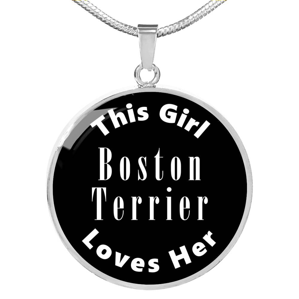 Boston Terrier v2 - Luxury Necklace