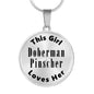 Doberman Pinscher - Luxury Necklace
