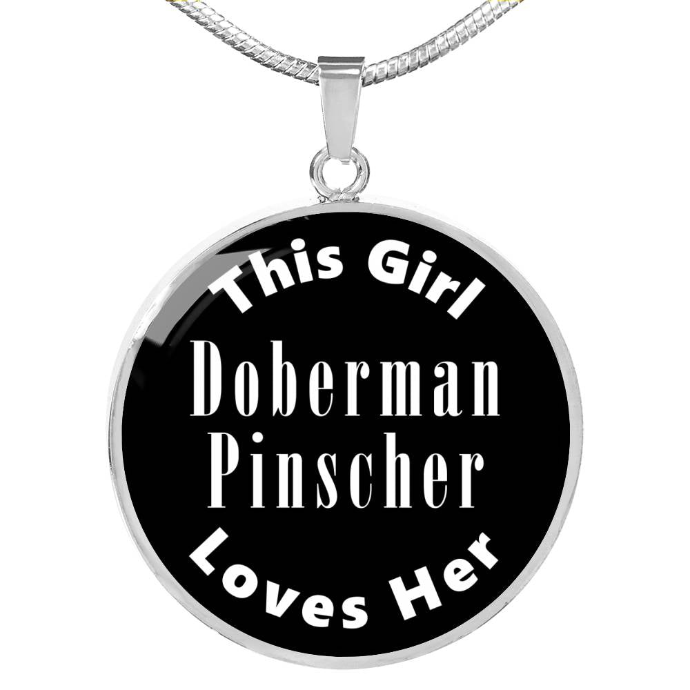 Doberman Pinscher v2 - Luxury Necklace