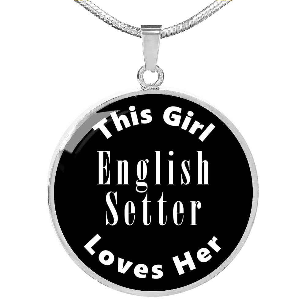 English Setter v2 - Luxury Necklace