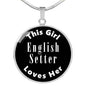English Setter v2 - Luxury Necklace