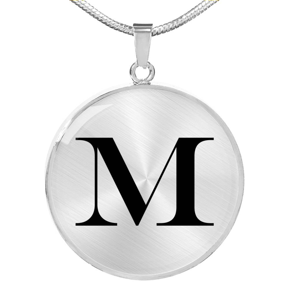 Initial M v1a - Luxury Necklace