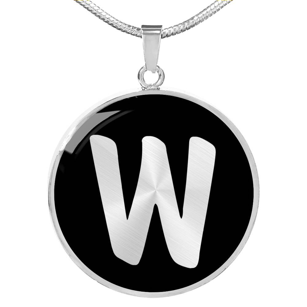 Initial W v2b - Luxury Necklace