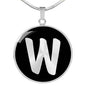 Initial W v2b - Luxury Necklace