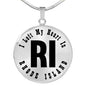 Heart In Rhode Island v01 - Luxury Necklace