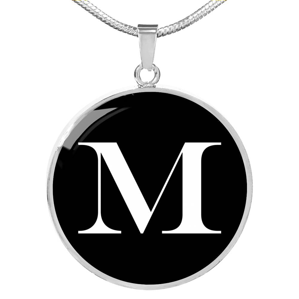 Initial M v3a - Luxury Necklace