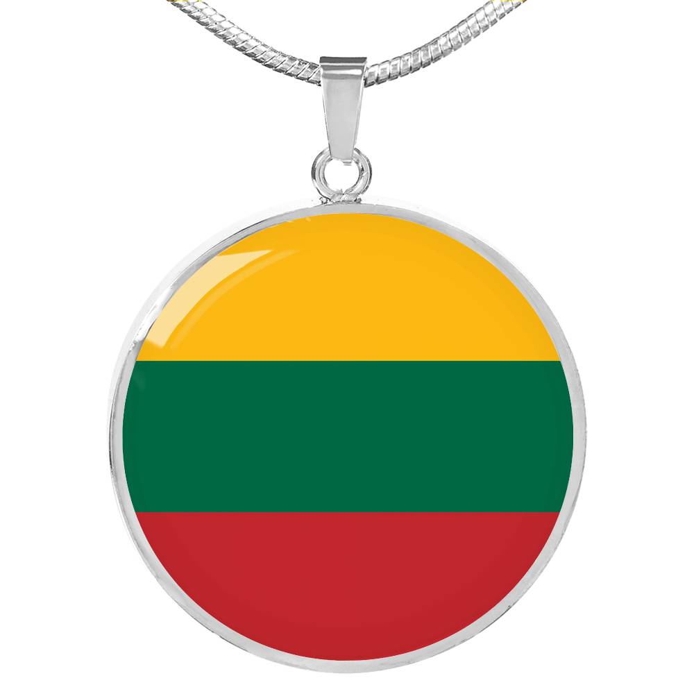 Lithuanian Flag - Luxury Necklace