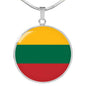 Lithuanian Flag - Luxury Necklace