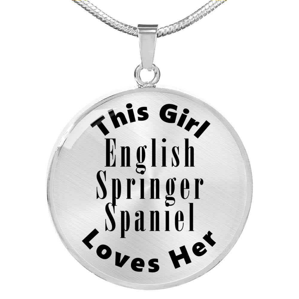 English Springer Spaniel - Luxury Necklace