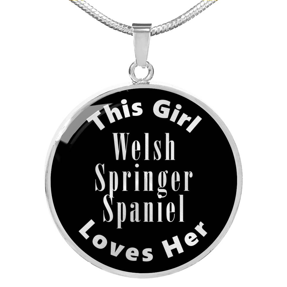 Welsh Springer Spaniel v2s - Luxury Necklace
