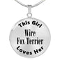 Wire Fox Terrier - Luxury Necklace