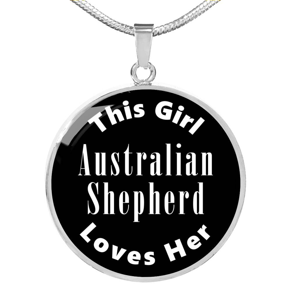 Australian Shepherd v2 - Luxury Necklace