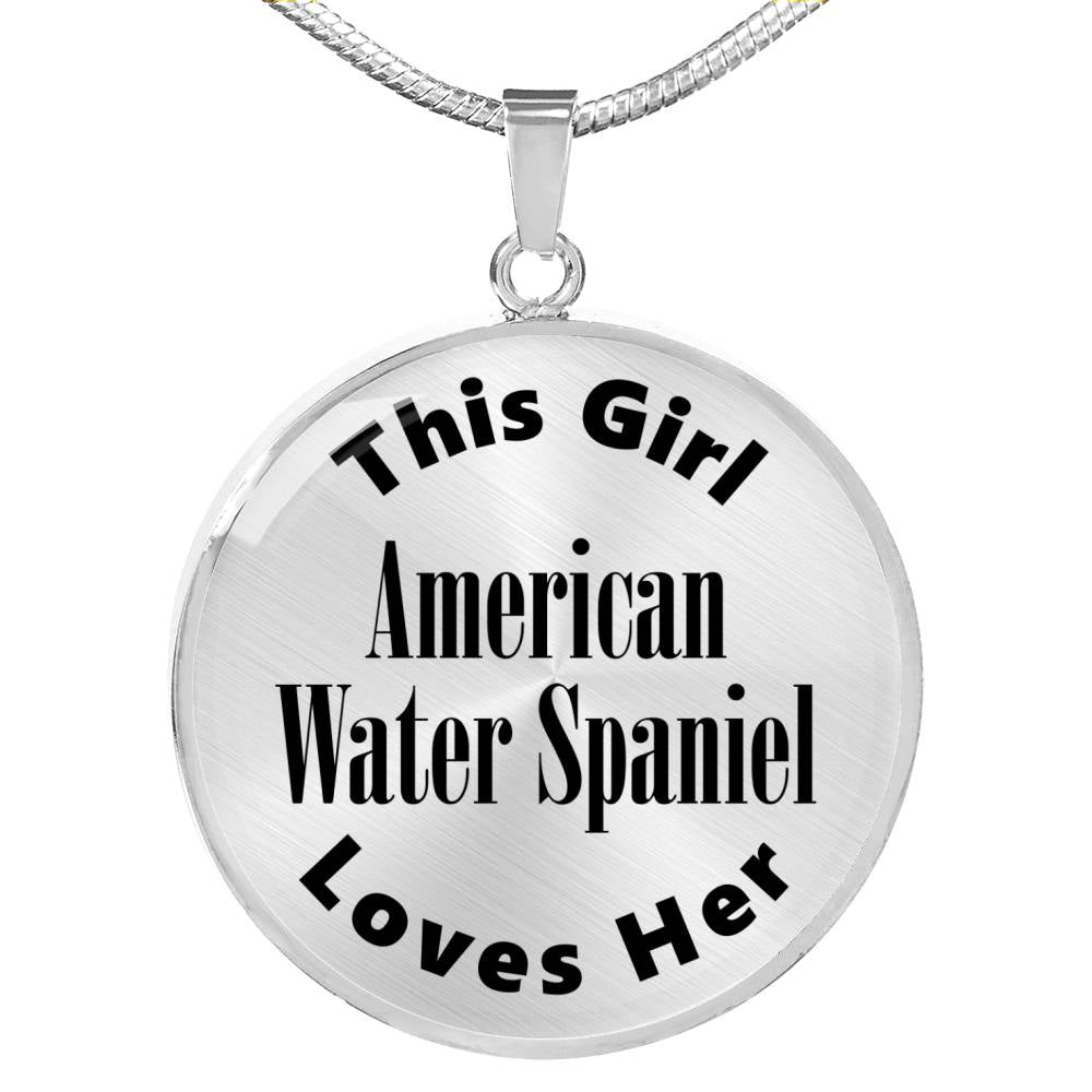 American Water Spaniel - Luxury Necklace