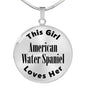 American Water Spaniel - Luxury Necklace