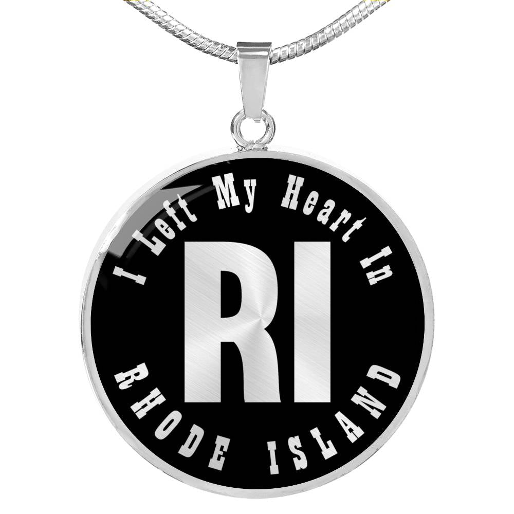 Heart In Rhode Island v02 - Luxury Necklace