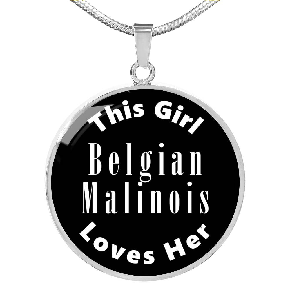 Belgian Malinois v2 - Luxury Necklace