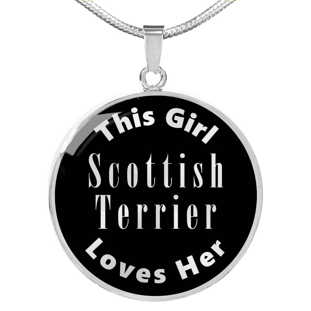 Scottish Terrier v2s - Luxury Necklace