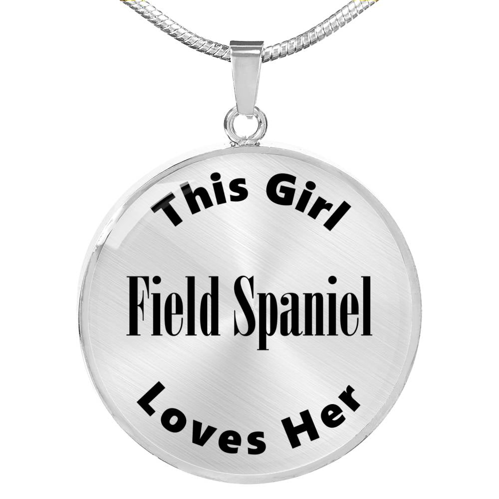Field Spaniel - Luxury Necklace