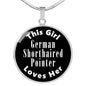 German Shorthaired Pointer v2 - Luxury Necklace