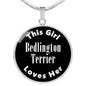 Bedlington Terrier v2 - Luxury Necklace