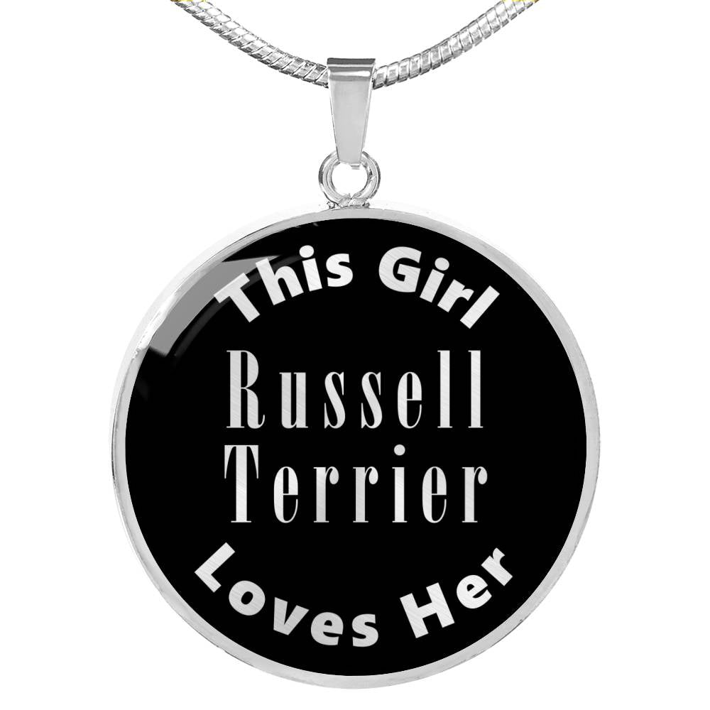 Russell Terrier v2s - Luxury Necklace
