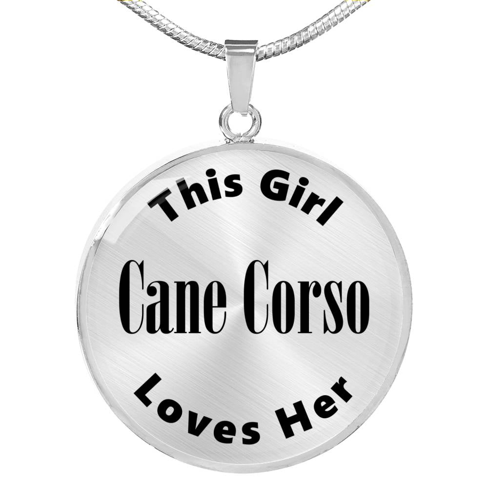 Cane Corso - Luxury Necklace