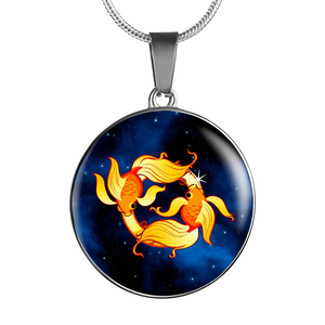 Zodiac Sign Pisces - Luxury Necklace