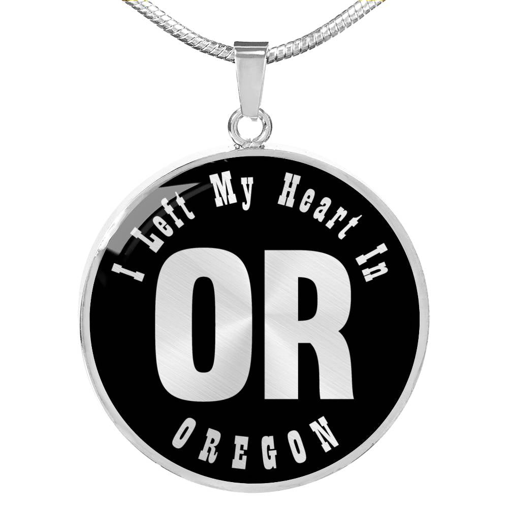 Heart In Oregon v02 - Luxury Necklace