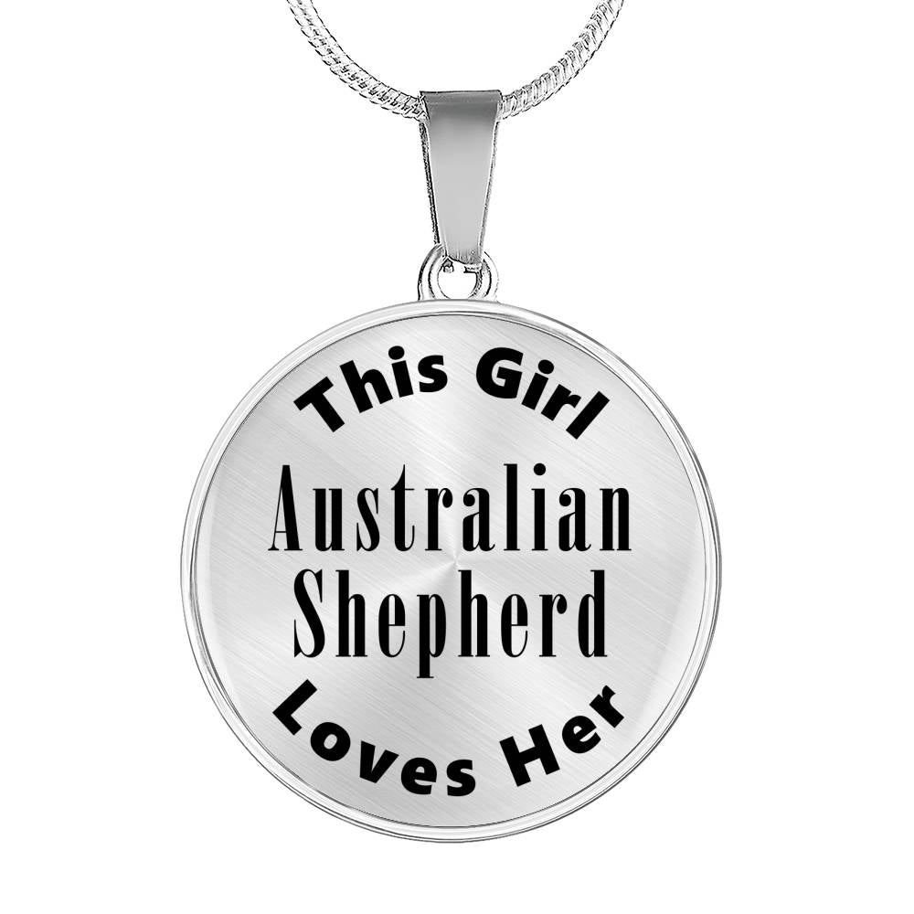 Australian Shepherd - Luxury Necklace