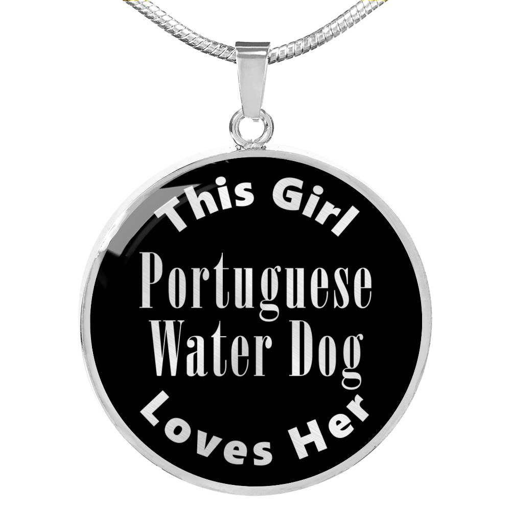 Portuguese Water Dog v2s - Luxury Necklace